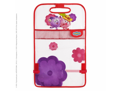 Экран защитный на спинку сиденья Смешарики (розовый) Нюша