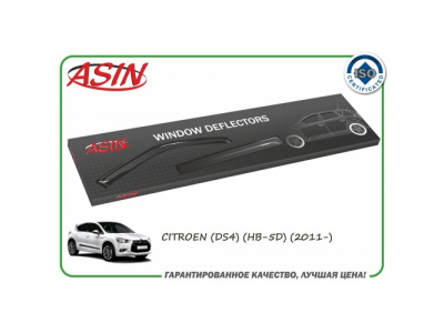 Дефлекторы окон (к-т 4шт.) (CT DS4 HB 2011-)/ASIN.DK2423 ASIN