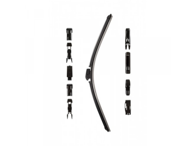 Щетка стеклоочистителя универсальная бескаркасная 700mm,10 адаптеров