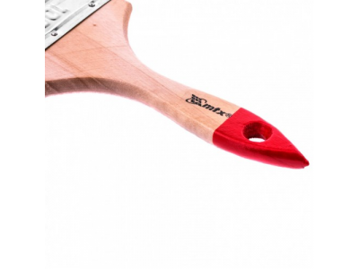 Кисть плоская "Стандарт" 3", натуральная щетина, деревянная ручка Mtx