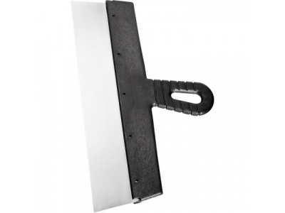 Шпатель фасадный из нержавеющей стали, 450 мм, пластмассовая ручка Сибртех