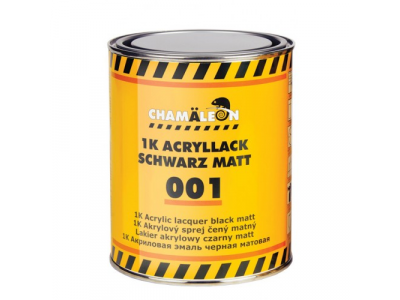 1К Эмаль черная матовая
