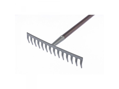 ГРАБЛИ 14-ЗУБЫЕ, 360 мм., С ЛАКИРОВАННЫМ ЧЕРЕНКОМ, ПРЯМЫЕ PALISAD LUXE