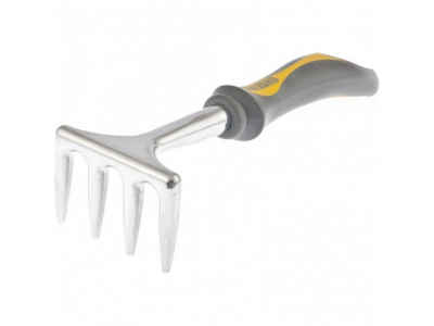 Грабли четырехзубые, двухкомпонентная рукоятка Luxe Palisad