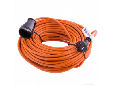 Удлинитель-шнур силовой, 15 м, 1 розетка, 10 A, серия УХ10 Denzel