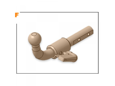 ТСУ на HONDA CR-V , 2012-03/2015, тип шара: F (S)