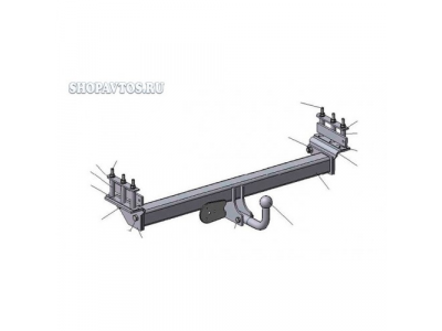 Фаркоп на Nissan Patrol Y61 SUV 1997-2010гг.