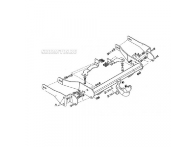 Фаркоп на Chevrolet Captiva SUV 2013г.-по н.в.
