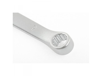 Ключ комбинированный, 7 мм, CrV, матовый хром// STELS