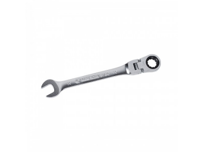 Ключ трещоточный комбинированный с шарниром 16 мм KING TONY