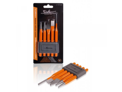 Набор ударного инструмента (зубила, бородки, кернеры) 5 предметов