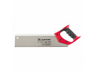 Пила по дереву обушковая для стусла, 350 мм, двухкомпонентная рукоятка MATRIX