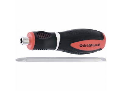 Отвертка комбинированная, SL6,0 / Ph2, CrМо, двухкомп. рукоятка// MATRIX MASTER