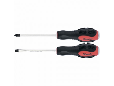 Набор ударных отверток 2шт. PH2x100, SL6x100 CrV// Matrix