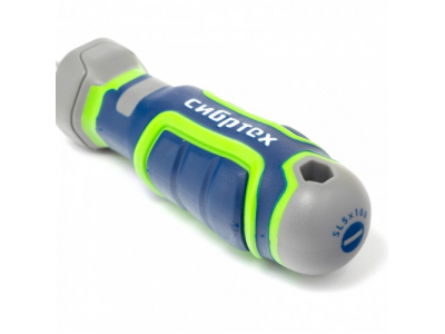 Отвертка SL5 х 100 мм, CrV, четырехкомпонентная рукоятка Сибртех