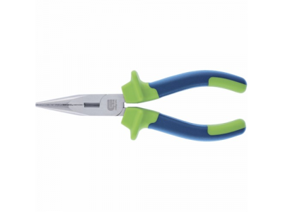 Длинногубцы прямые,160 мм, двухкомпонентные рукоятки// СИБРТЕХ