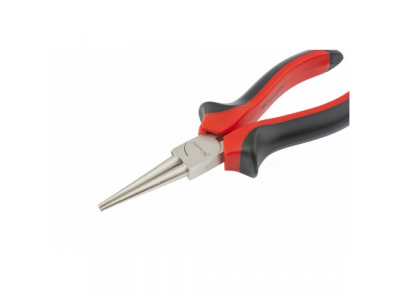 Круглогубцы NICKEL, 160 мм, никелированные, двухкомпонентные рукоятки// MATRIX