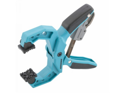 Струбцина клещеобразная, пластиковый корпус,храповый механизм жесткой фиксации,2-1/4"/58 мм// GROSS