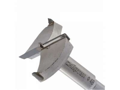 Сверло Форстнера по дереву, 48 мм., цилиндрический хвостовик СИБРТЕХ