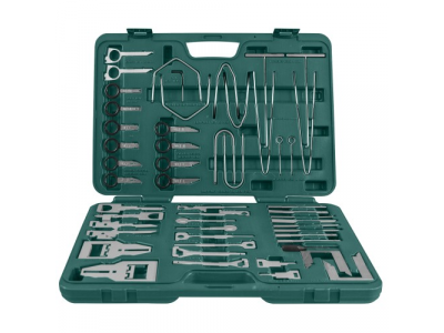 Набор съемников для демонтажа радиоаппаратуры, 52 предмета., AR060043 JONNESWAY