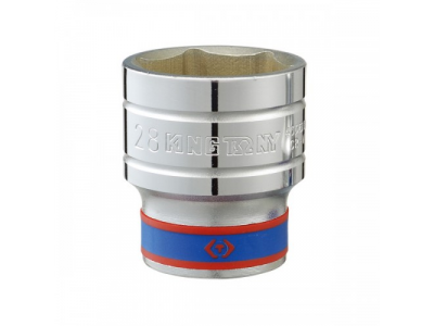 Головка торцевая стандартная шестигранная 1/2", 22 мм, KING TONY