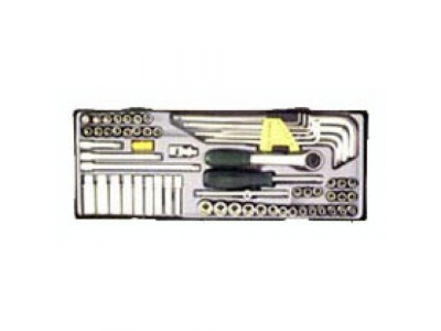 2641 1/4" Набор головок и приспособл. 65пр.