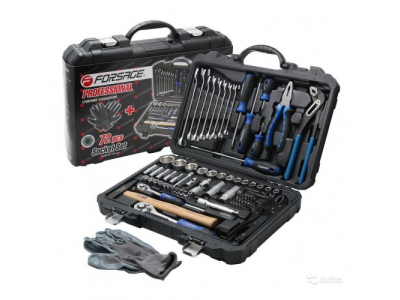 1/4"&1/2" Набор инструментов 72пр. (6гр.)(4-32мм)