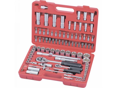 Набор слесарно-монтажный с квадратами, 1/4", 1/2", 94 предм.// MATRIX