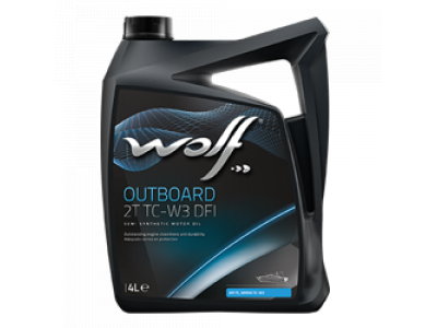 Моторное масло WOLF OUTBOARD 2T TC-W3 DFI 4L