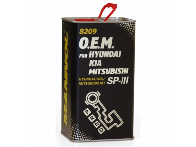MANNOL O.E.M. 8209 ATF SP-III. 4L metal