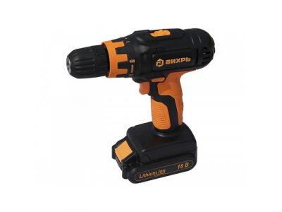 Дрель-шуруповерт аккумуляторная ДА-18Л-2К Вихрь