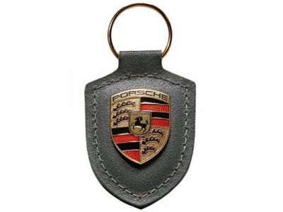 Брелок для ключей с гербом Porsche Crest Keyring, Grey, артикул WAP0500970H