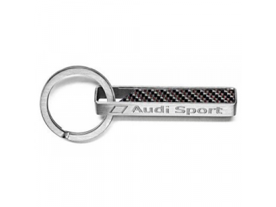 Брелок Audi Sport Keyring Carbon Koeper