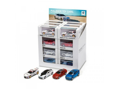 Инерционные модели BMW Pullback Toy Cars, Scale 1:41
