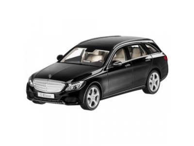 Модель автомобиля Mercedes C-Class Estate, Exclusive, Scale 1:18, Black
