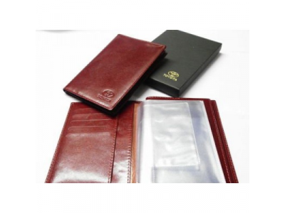 Обложка для документов и паспорта Toyota Leather Case, Red, артикул OT1100324T