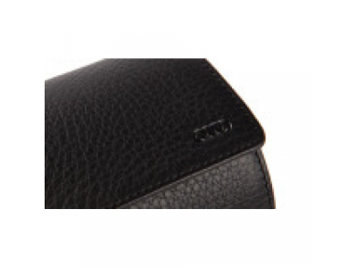 Футляр для часов Audi Watch case, leather, black