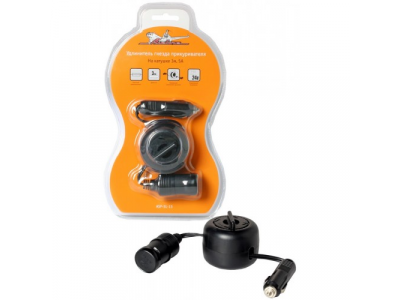 Прикуриватель-удлинитель на катушке 3м, 5А AIRLINE