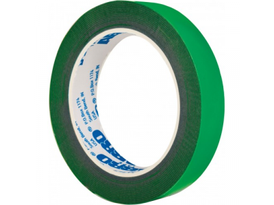 Лента клейкая двухсторонняя зеленая (12 мм х 5 м)