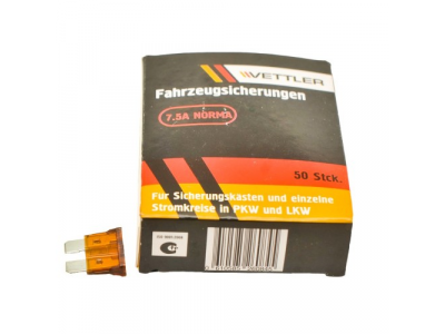 Предохранитель плоский 7,5А VETTLER