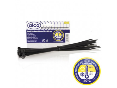 Хомут—стяжка кабельная пластиковая W-7.2 L-400