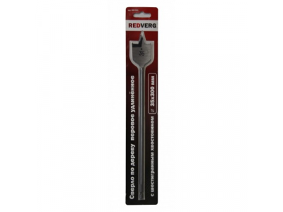 Сверло по дереву RedVerg перовое HCS 38x300 мм